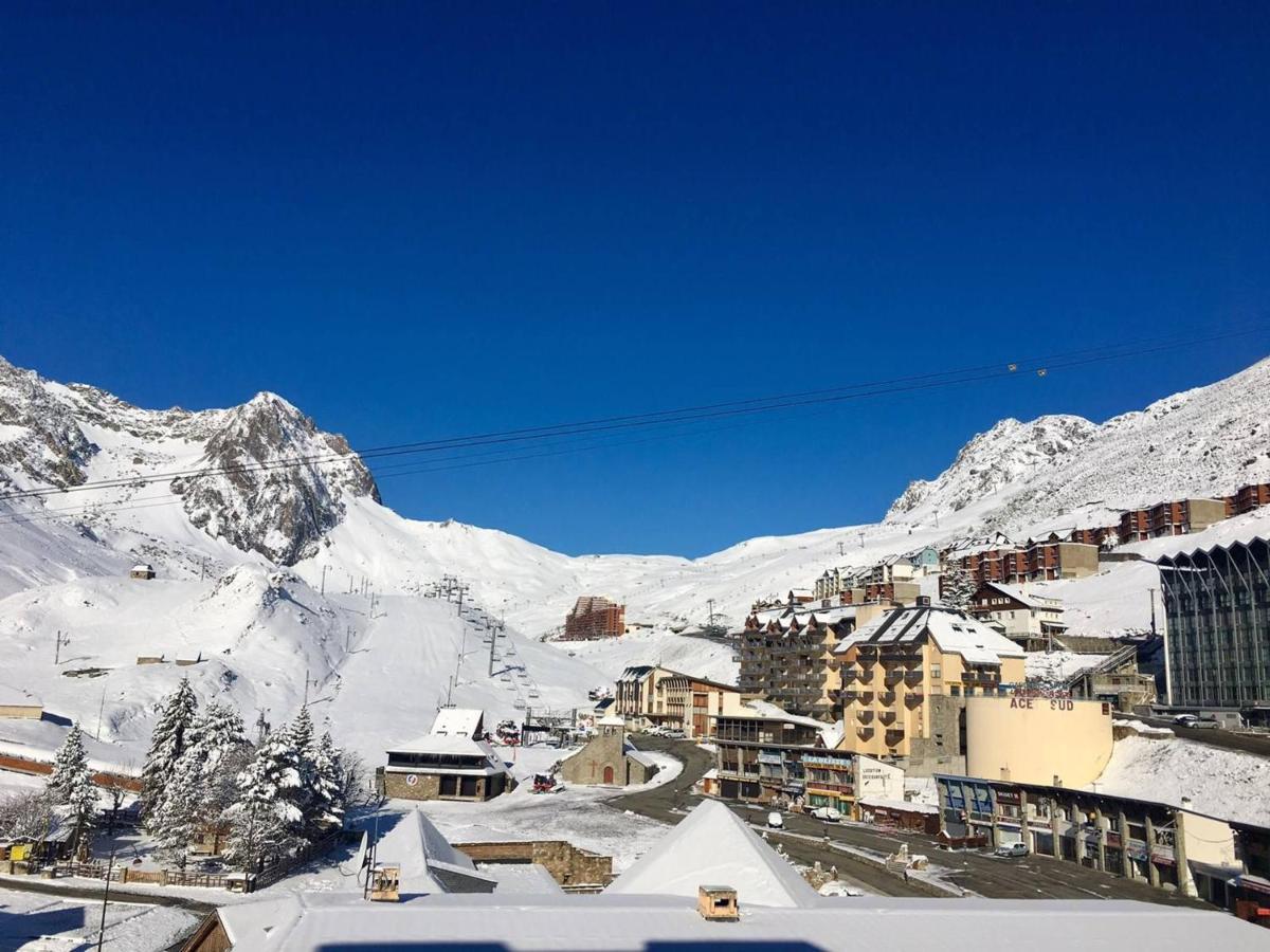 Appartement T2 Pour 4 Pers. Avec Terrasse, Piscine Couverte Et Salle De Fitness, Proche Des Pistes - Fr-1-404-199 La Mongie Buitenkant foto